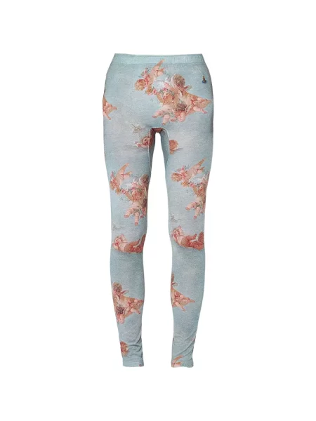 Leggings Vivienne Westwood cu imagine albastru