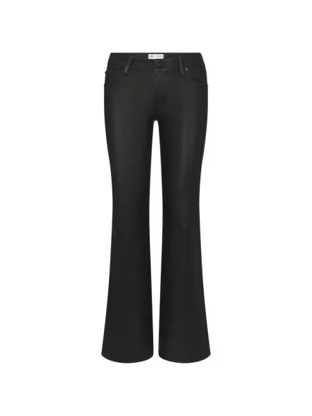 Pantaloni Frame din piele negru
