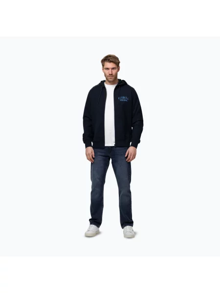 Bluza Pitbull Midnight Sweatshirt Zip Hooded niebieska