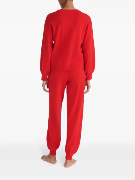 Spodnie Eres do biegania czerwone