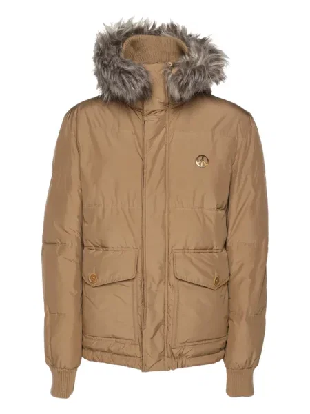 Geacă cu puf Love Moschino cu glugă