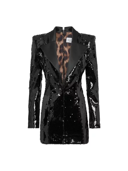 Sukienka Philipp Plein garniturowa czarna