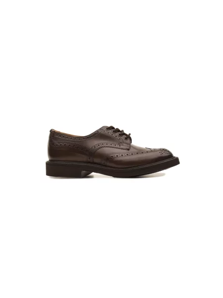 Derby Tricker's skórzany brązowy