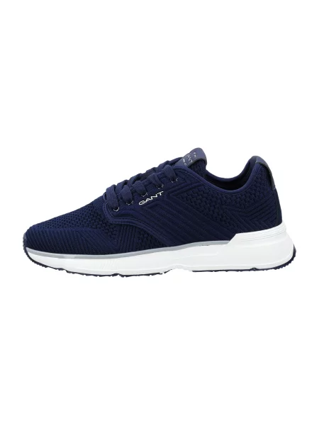 Sneakerși Gant din piele albastru