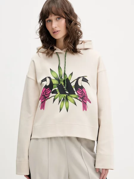 Adidas bluza x Farm Rio beżowa