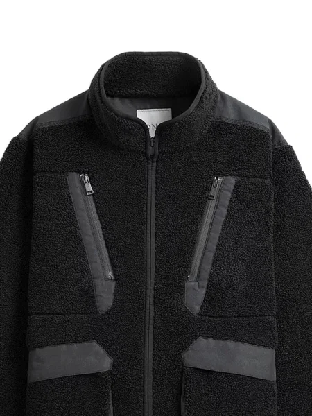 Geacă O.n.s din fleece negru