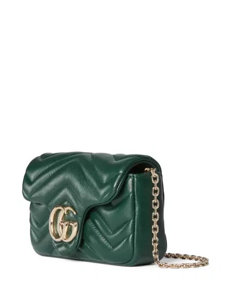 Geantă de mână Gucci GG Marmont verde