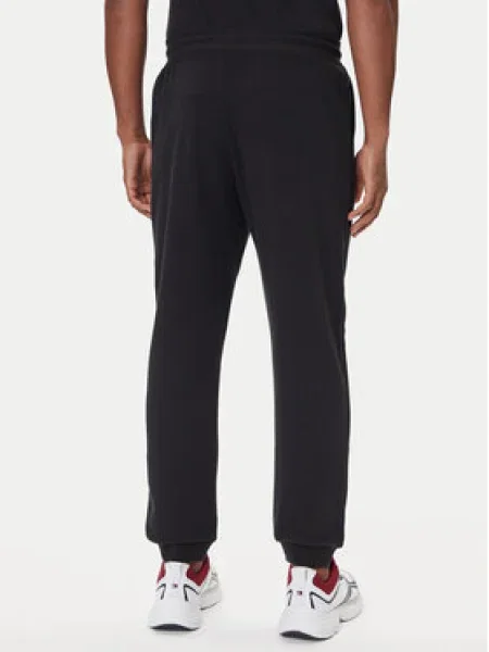 TOMMY HILFIGER Pyžamové nohavice / biela čierna