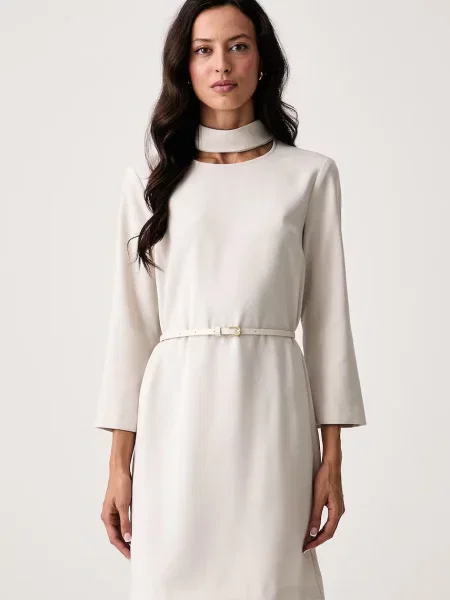 Armani Exchange rochie bej