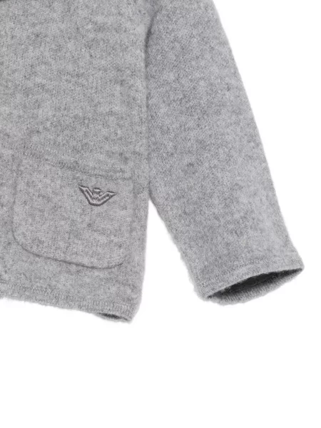 Kardigan dziecięcy Emporio Armani szary