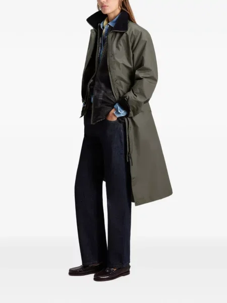 Gulerat geacă parka Woolrich verde
