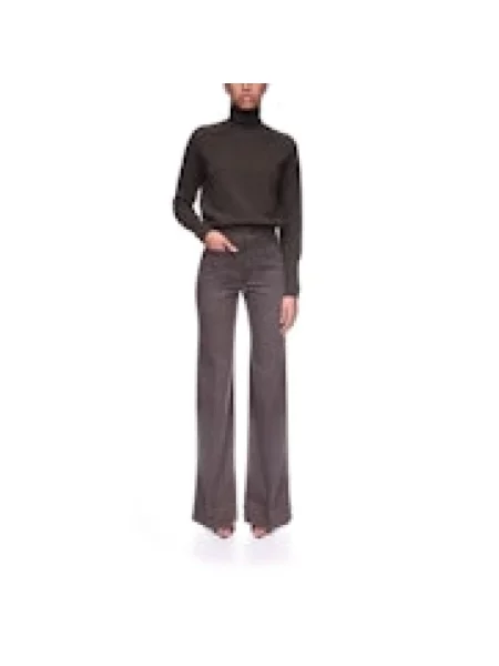 Spodnie Victoria Beckham szare