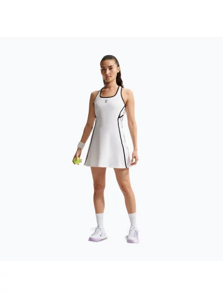 Šaty Nike Court Advantage white/black bílé