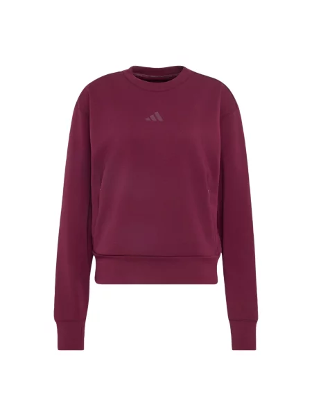 ADIDAS PERFORMANCE Sportovní mikina Designed For Training vínově červená