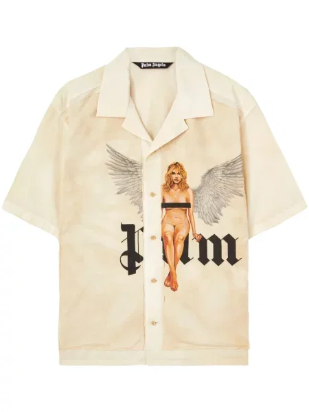 Cămașă Palm Angels bej