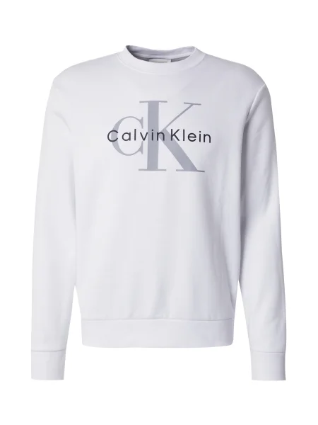 Geacă de blugi Calvin Klein Jeans alb