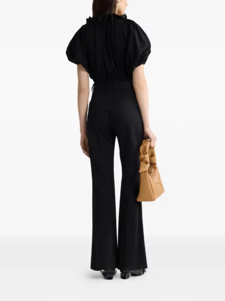 Cropp top Patou cu volane negru