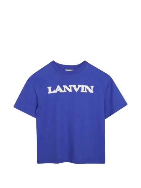 Dětské tričko Lanvin Enfant modré