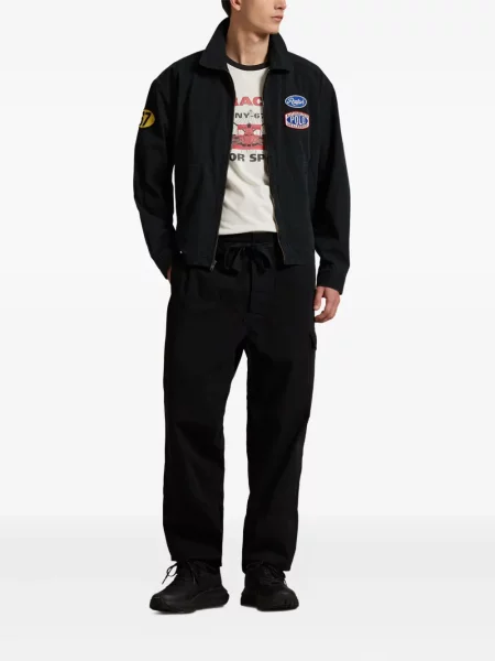 Tricou polo Polo Ralph Lauren cu imagine cu dungi din țesătură twill albastru