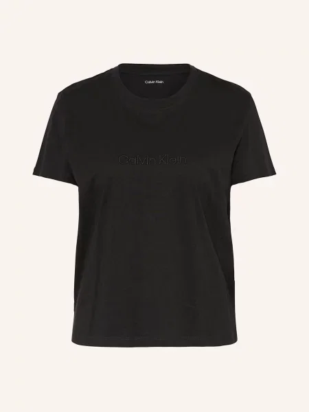 Calvin Klein Koszulka Od Piżamy Pure Cotton schwarz czarna