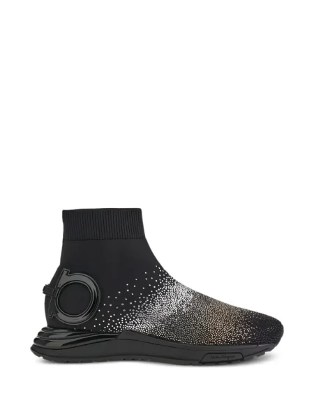 Sneakerși Ferragamo negru