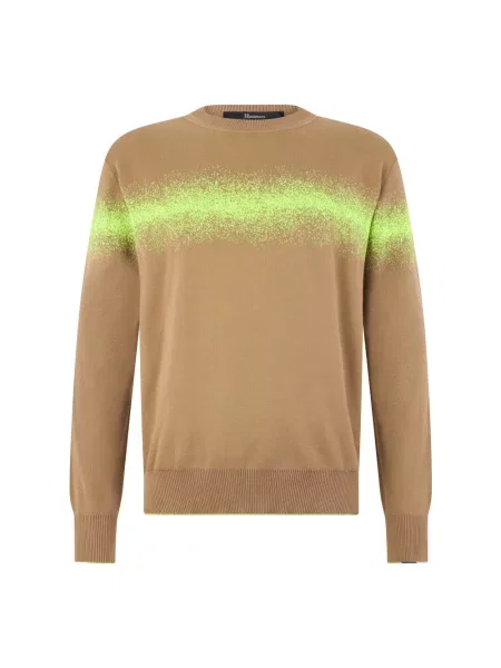 Sweter Herno w paski beżowy