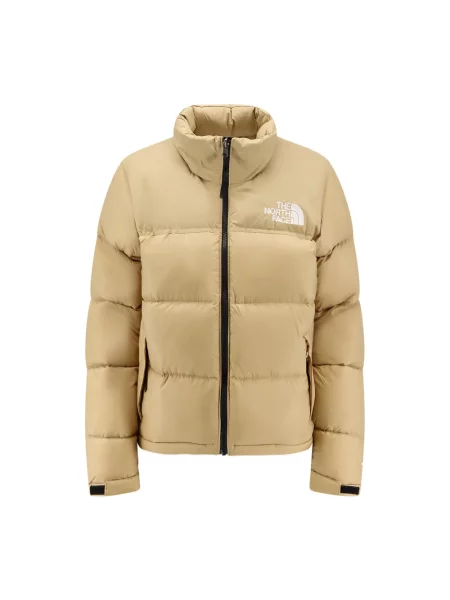 Kurtka puchowa The North Face retro beżowa