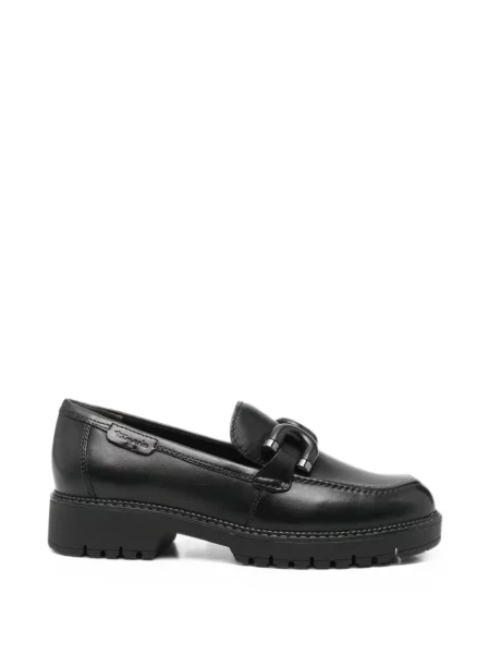Pantofi loafer Tamaris cu cataramă chunky negru