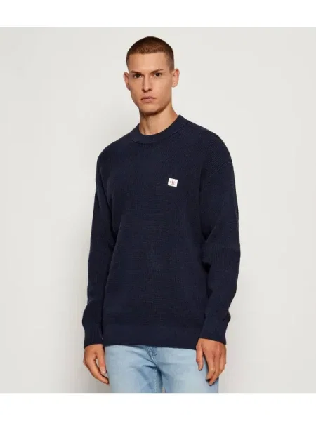 Pulover Calvin Klein Jeans albastru