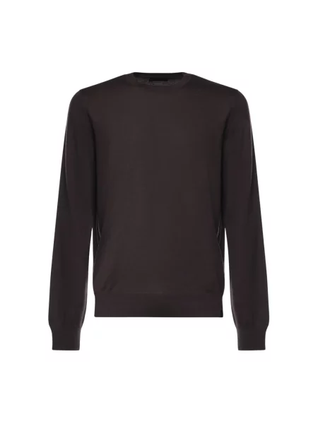Sweter Fay wełniany brązowy