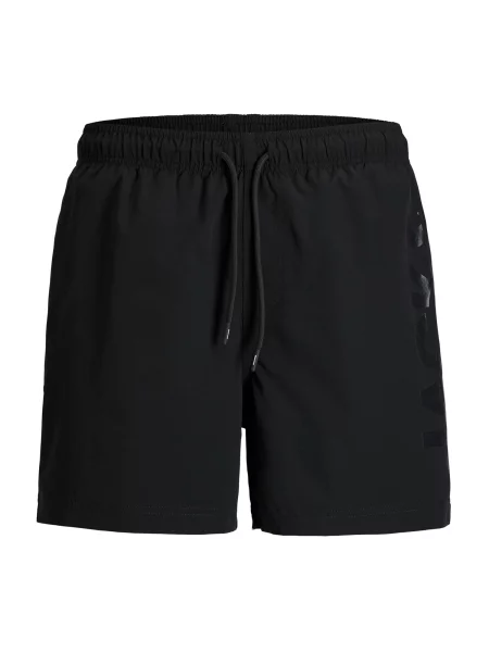 JACK & JONES Kratke kopalne hlače JPSTMaui' črna