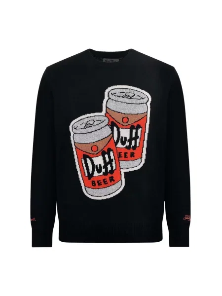 Sweter Mc2 Saint Barth z kaszmiru czarny