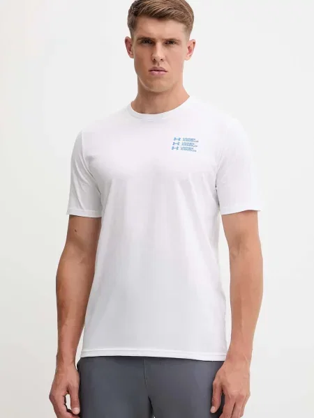 Тениска Under Armour с принт бяло