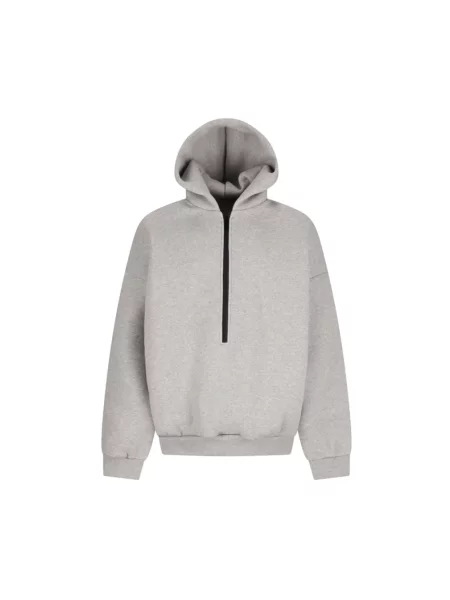 Bluza z kapturem Fear Of God z kapturem szara