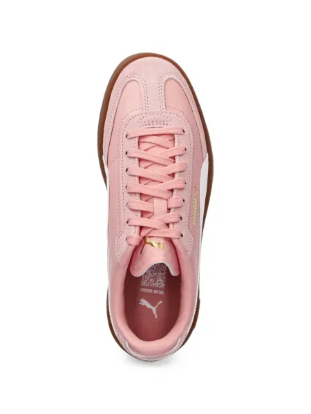 Sneakerși Puma Suede din piele de căprioară roz