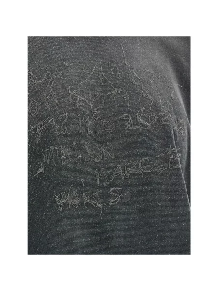 Bluza z kapturem Maison Margiela z kapturem szara