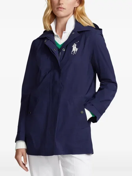 Vlněné šněrovací ponožky Polo Ralph Lauren s třásněmi modré