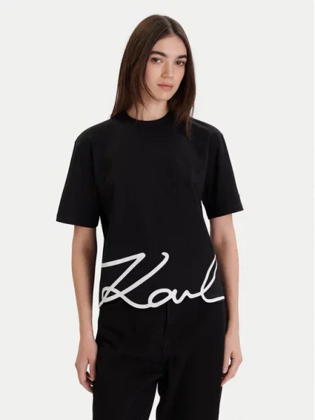 KARL LAGERFELD Marškinėliai juoda