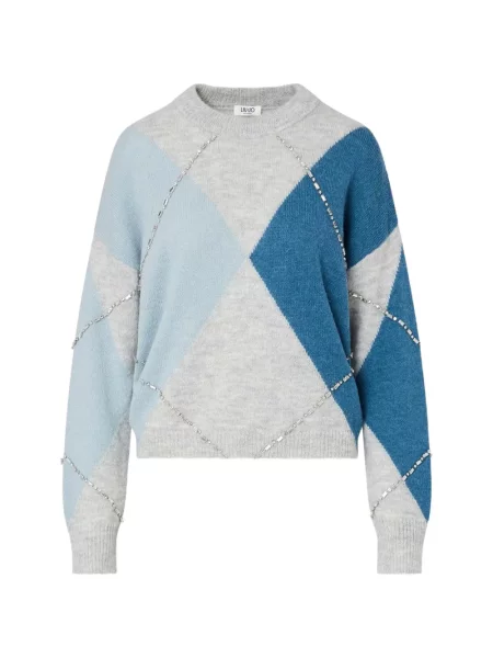 Pulover Liu Jo cu model argyle gri