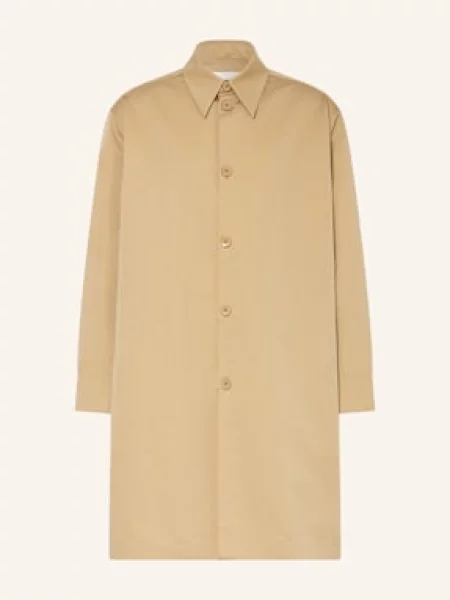 Jil Sander Płaszcz beige beżowy