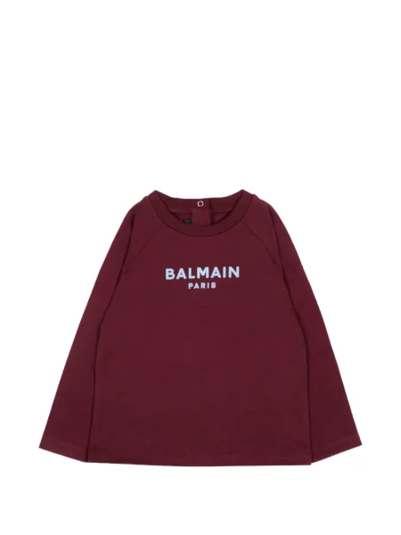 Koszulka dziecięca Balmain czerwona
