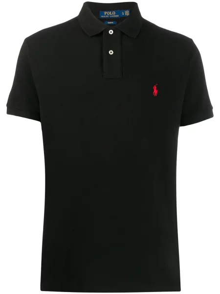 Polo Polo Ralph Lauren με αυτόγραφο μαύρο