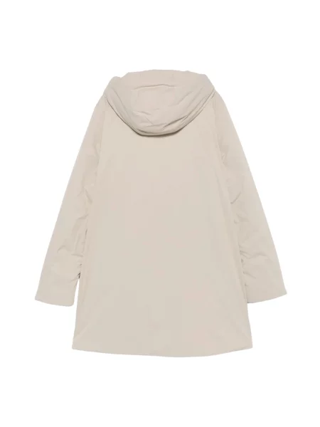 Parka K-way z twillu beżowa