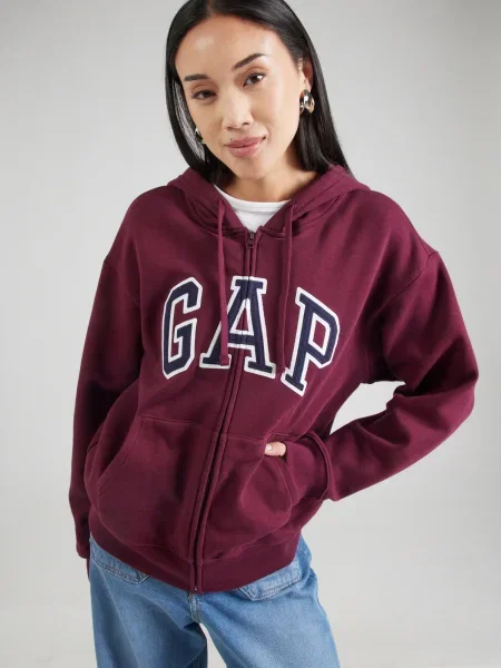 GAP Hanorac HERITAGE bleumarin / roșu bordeaux alb