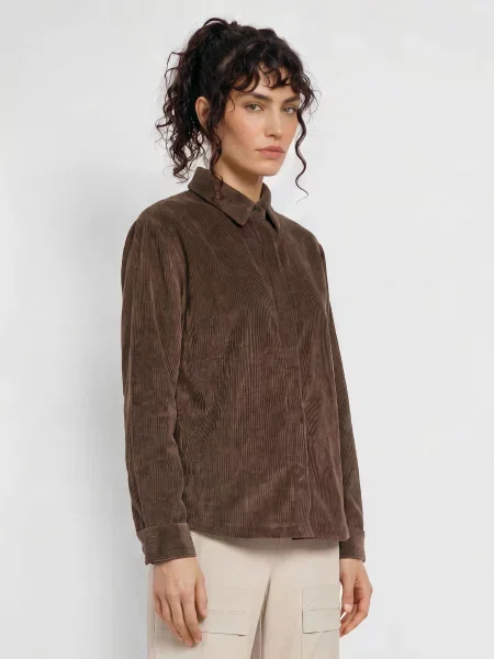 Košile Jeanne Baret hnědá
