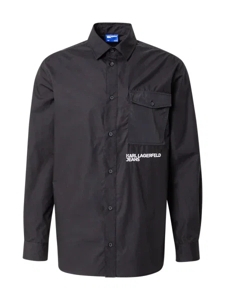 KARL LAGERFELD JEANS Košile černá bílá