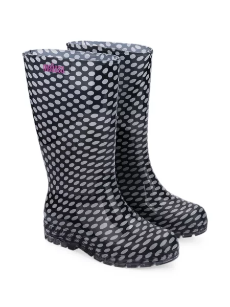Botine Melissa cu buline negru