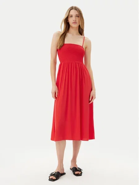 Vero Moda Sukienka letnia Easy czerwony