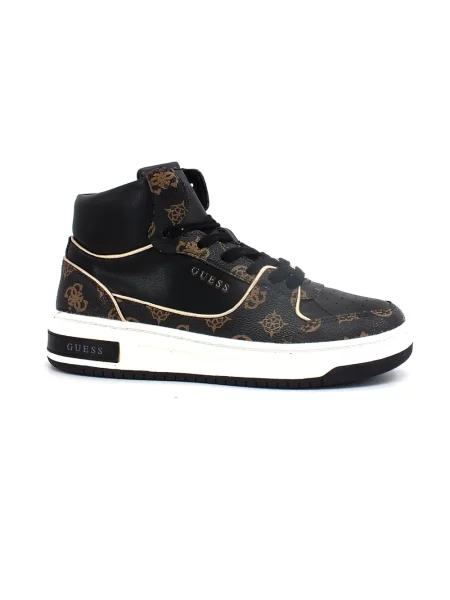 Sneakersy Guess skórzane czarne