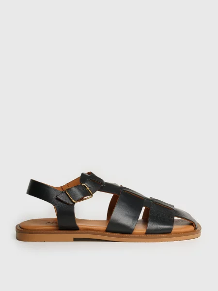 Шкіряні Сандалії Arber чорний